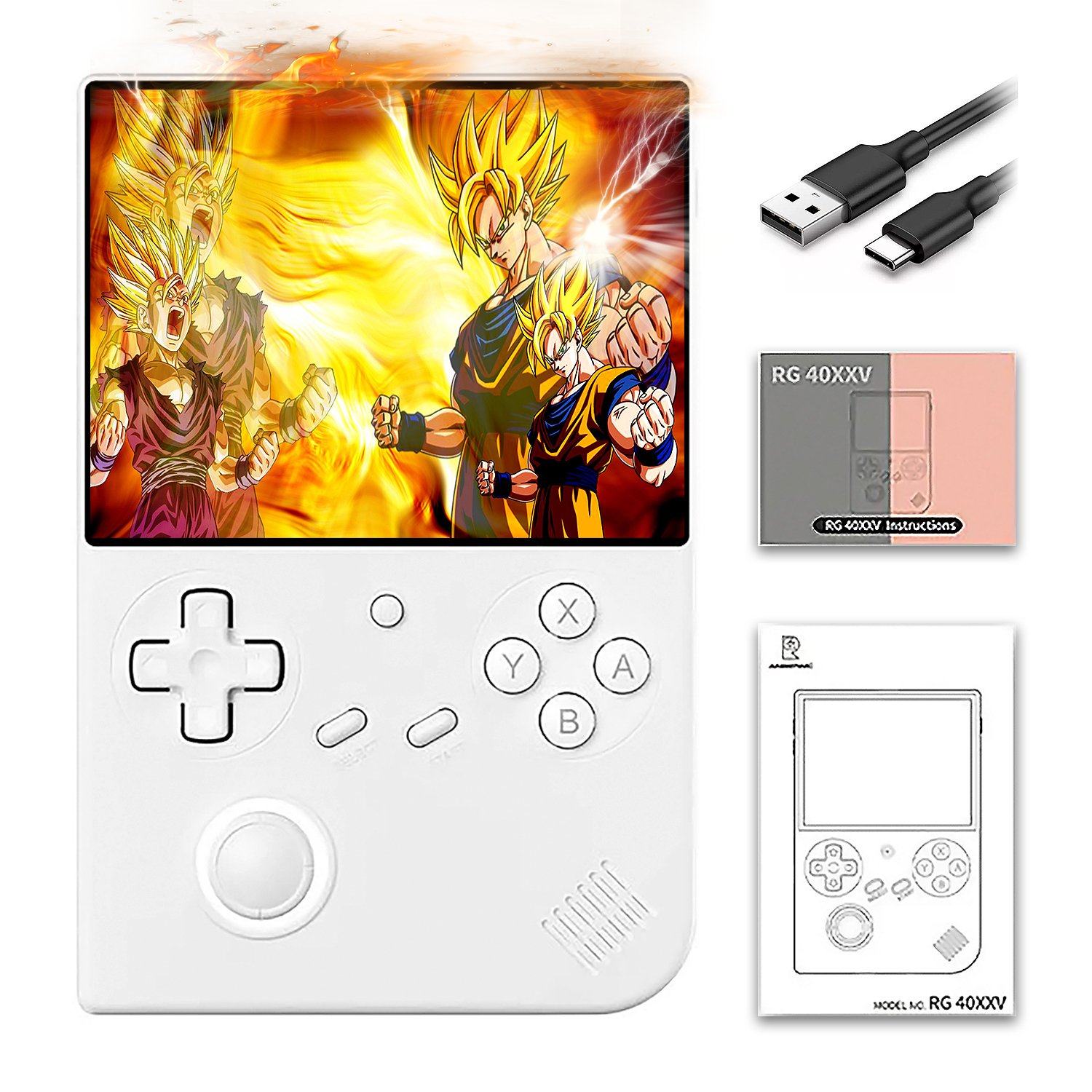 Anbernic - RG40XX V Consola de Juegos de Mano Retro, de 4.0 Pulgadas, Pantalla IPS Linux Sistema Integrado 64G TF Tarjeta 5017 Juegos, Salida de TV HDMI, 5G, WiFi, Bluetooth 4.2 - SVP Game 2 Anbernic - RG40XX V Consola de Juegos de Mano Retro, de 4.0 Pulgadas, Pantalla IPS Linux Sistema Integrado 64G TF Tarjeta 5017 Juegos, Salida de TV HDMI, 5G, WiFi, Bluetooth 4.2 - SVP Game - Imagen 2