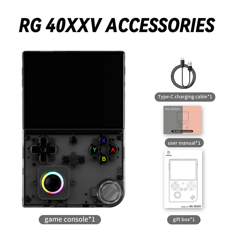 Anbernic - RG40XX V Consola de Juegos de Mano Retro, de 4.0 Pulgadas, Pantalla IPS Linux Sistema Integrado 64G TF Tarjeta 5017 Juegos, Salida de TV HDMI, 5G, WiFi, Bluetooth 4.2 - SVP Game 4 Anbernic - RG40XX V Consola de Juegos de Mano Retro, de 4.0 Pulgadas, Pantalla IPS Linux Sistema Integrado 64G TF Tarjeta 5017 Juegos, Salida de TV HDMI, 5G, WiFi, Bluetooth 4.2 - SVP Game - Imagen 4