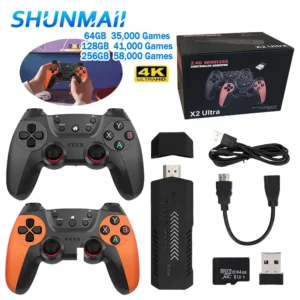 SVP Game - R36S Consola Retro Portátil 40.000 Juegos y 25 Emuladores Arcade PSP PS1 N64 NDS SN GB GBA GBC SNES NES CPS MAME Atari - Game Console, Videojuegos clásicos 30 SVP Game - X2 Ultra Game Stick