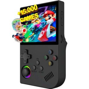 XGB36 Consola retro portátil 64 GB – Negro