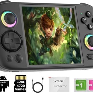 SVP Game - RG Cube Consola de Juegos Retro Consola portátil RGCube Pantalla multitáctil 8+128G Sistema Android 13 Consola de Videojuegos Batería de 5200 mAh, Ventilador, Iluminación RGB