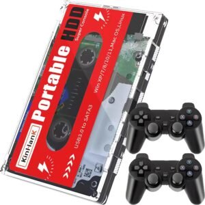 SVP Game - R36S Consola Retro Portátil 40.000 Juegos y 25 Emuladores Arcade PSP PS1 N64 NDS SN GB GBA GBC SNES NES CPS MAME Atari - Game Console, Videojuegos clásicos 29 Consola portátil SVP Game con 2 mandos y caja de almacenamiento.