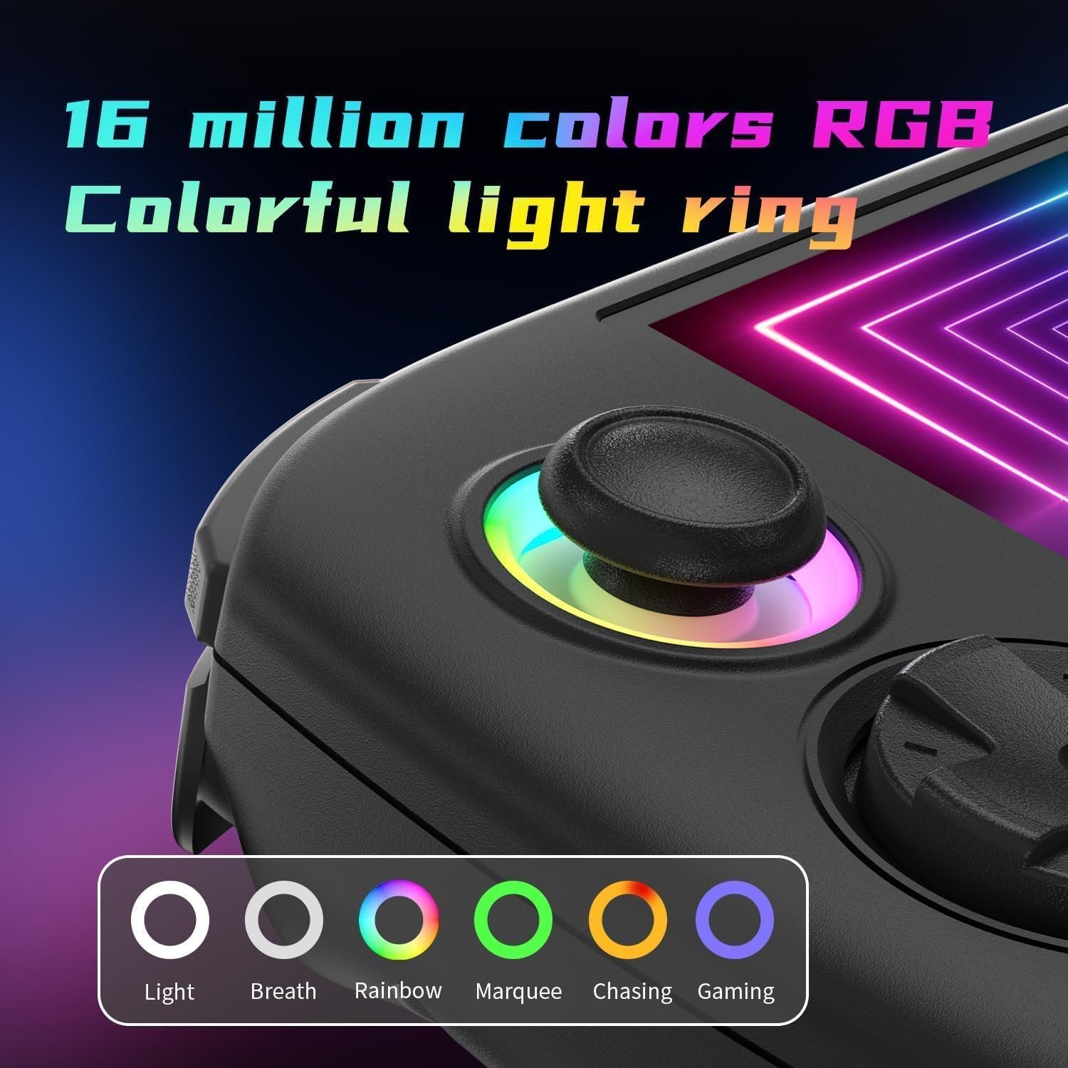 SVP Game - RG Cube Consola de Juegos Retro Consola portátil RGCube Pantalla multitáctil 8+128G Sistema Android 13 Consola de Videojuegos Batería de 5200 mAh, Ventilador, Iluminación RGB 4 SVP Game - RG Cube Consola de Juegos Retro Consola portátil RGCube Pantalla multitáctil 8+128G Sistema Android 13 Consola de Videojuegos Batería de 5200 mAh, Ventilador, Iluminación RGB - Imagen 4
